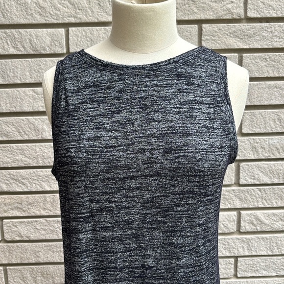 GAP Black Sleeveless Midi Dress with Scoop Back Sz S - Picture 2 of 7